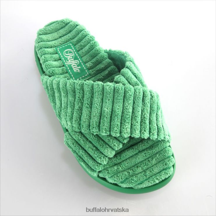 zelena Buffalo rey cross platform slide vegan |slajdova TDD6T648